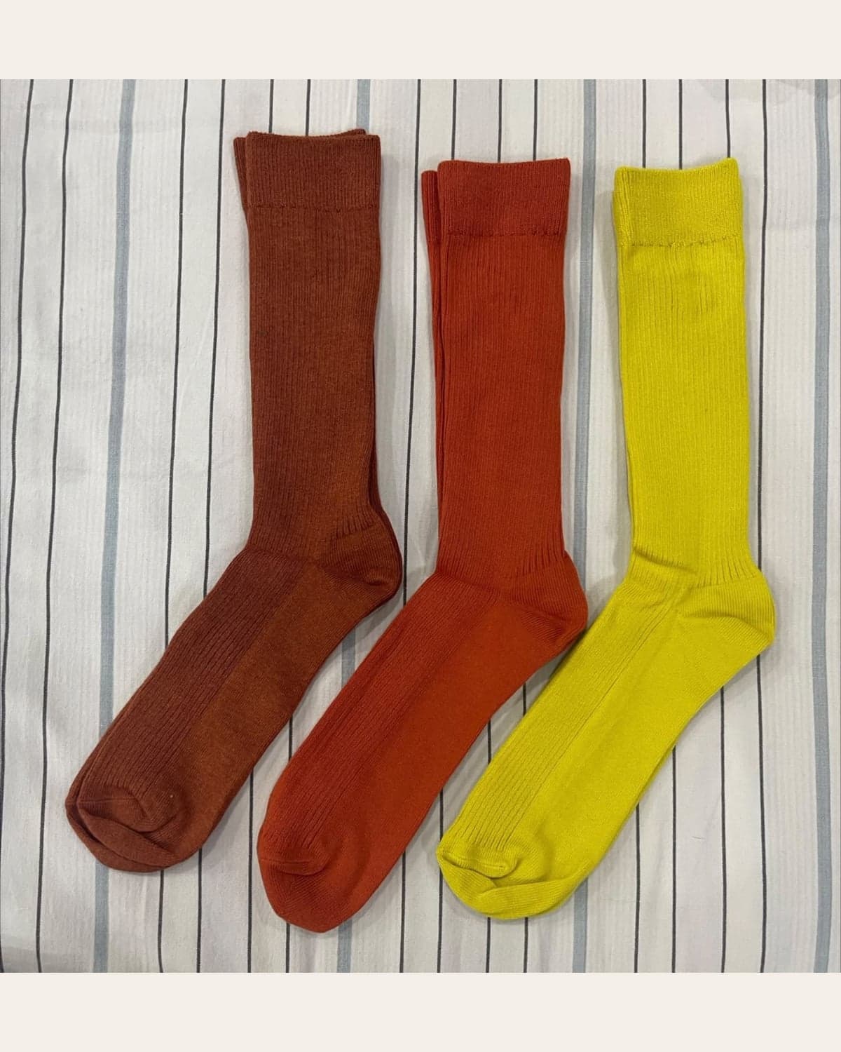 Diabetic Socks Pack of 3 – Non-Binding Ribbed Crew Socks — Autumn Mix